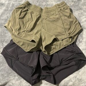 Lululemon Hotty Hot LR shorts, 2.5 inch